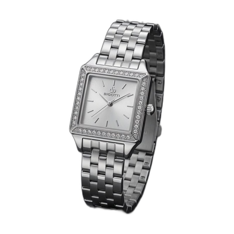Bigotti Steel Square Crystal