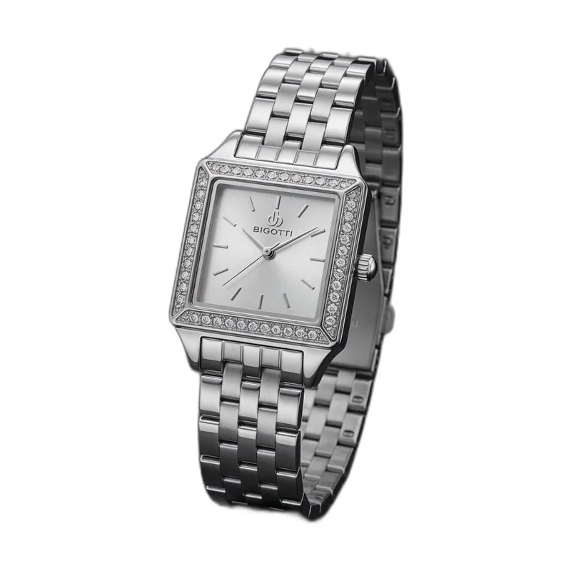 Bigotti Steel Square Crystal