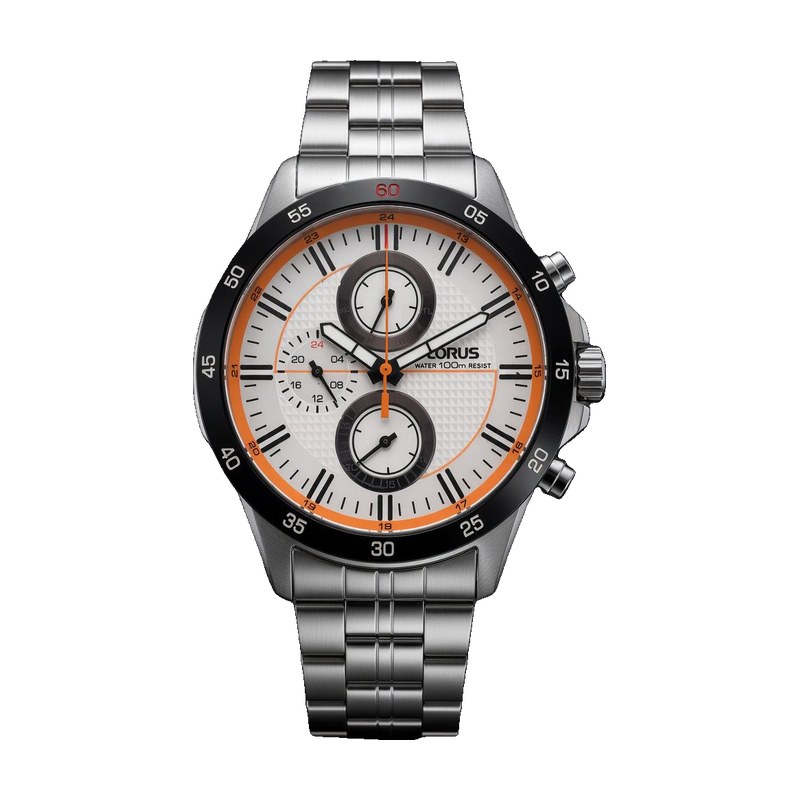 Lorus Orange Sport Chronograph