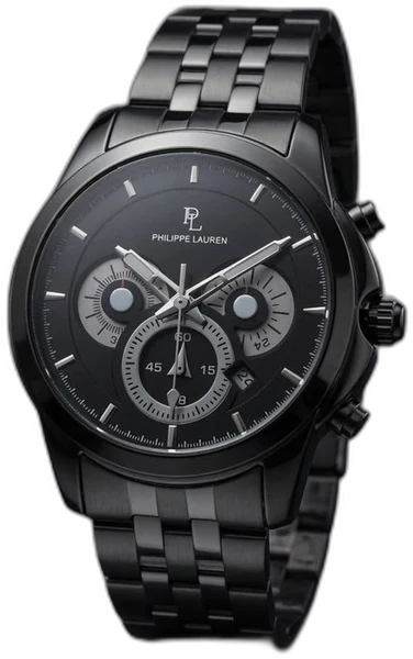 Philippe Lauren Black Chronograph PL2435-5