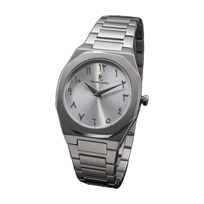 Philippe Lauren Steel Octagon Arabic